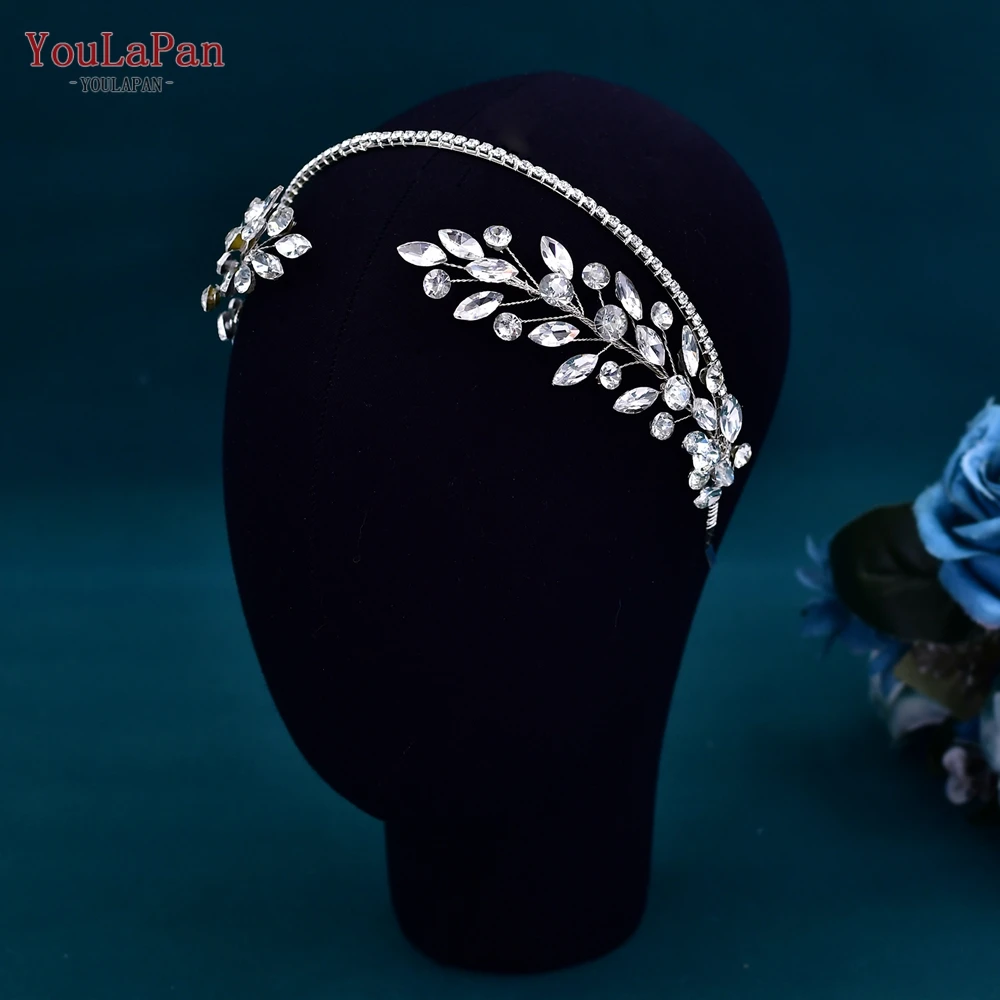 YouLaPan Woman Headdress for Party Wedding Hair Accessories Rhinestone Bridal Headband Head Hoop Girl Bride Headpiece HP531 hair accessories bridal hair accessories crown headband