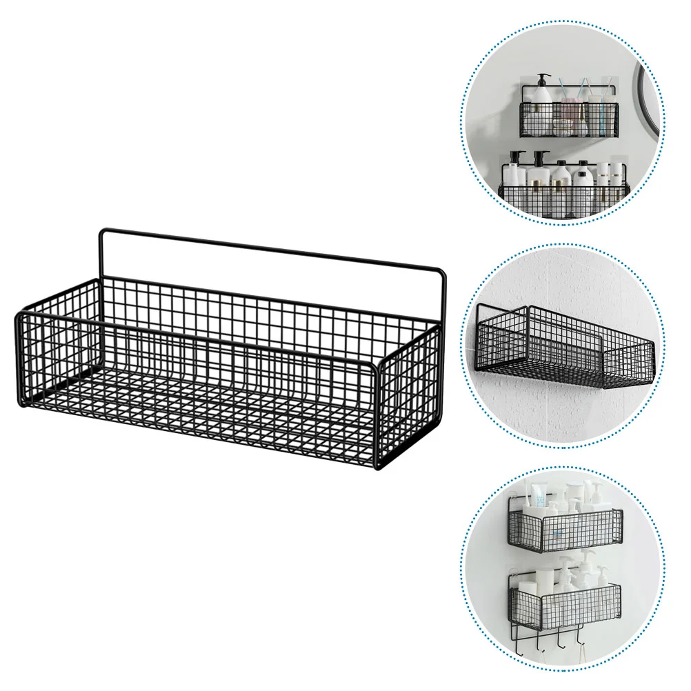

No Drilling Bathroom Shelf Punch Free Wall Mounted Rack Bathroom Kitchen Shelf