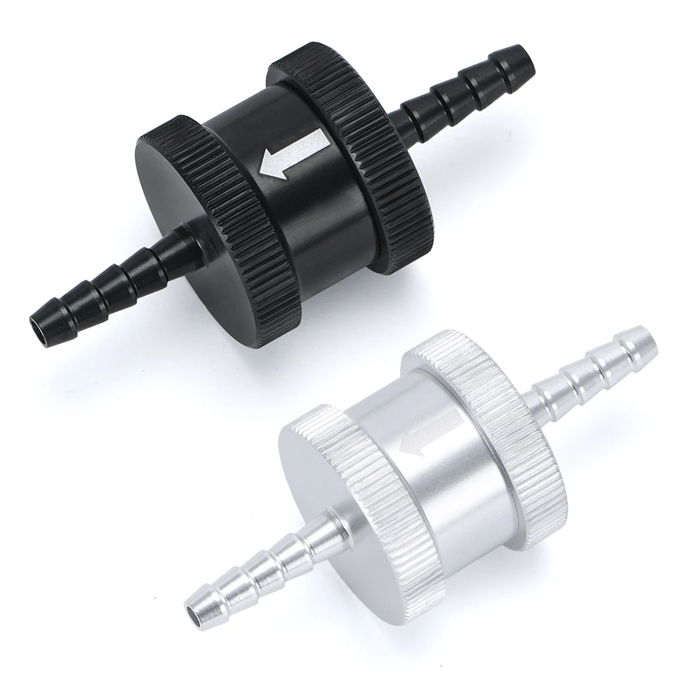 Check Valve 6 Size 4MM / 6MM / 8MM 10MM 12MM 14MM Non Return One Way Fuel Check Valve Aluminum Alloy Petrol Diesel check valve