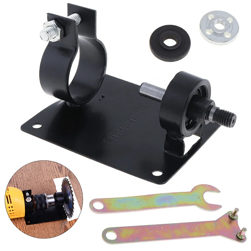 

0.51" Electric Drill Cutting Seat Stand Holder Set With 2 Washers And 2 Wrenches Stand For Grinding Polishing Polisher Bracket