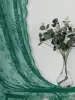 1pc Floral Lace Decorated Door Curtain, Curtains for Living Room, Bedroom, Balcony, Curtains with Rod Pocket 5