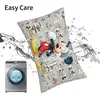 Custom Mickey Mouse Minnie Anime Throw Pillow Covers Cushions Cover for Bed Sofa Rectangle Pillowcase 6