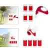Horse Christmas Hat 4Pcs Horse Leg Wraps Thick Headwear Velvet Fly Leg Boots Wrap Leg Guard for Party Favors Parade Supplies 5