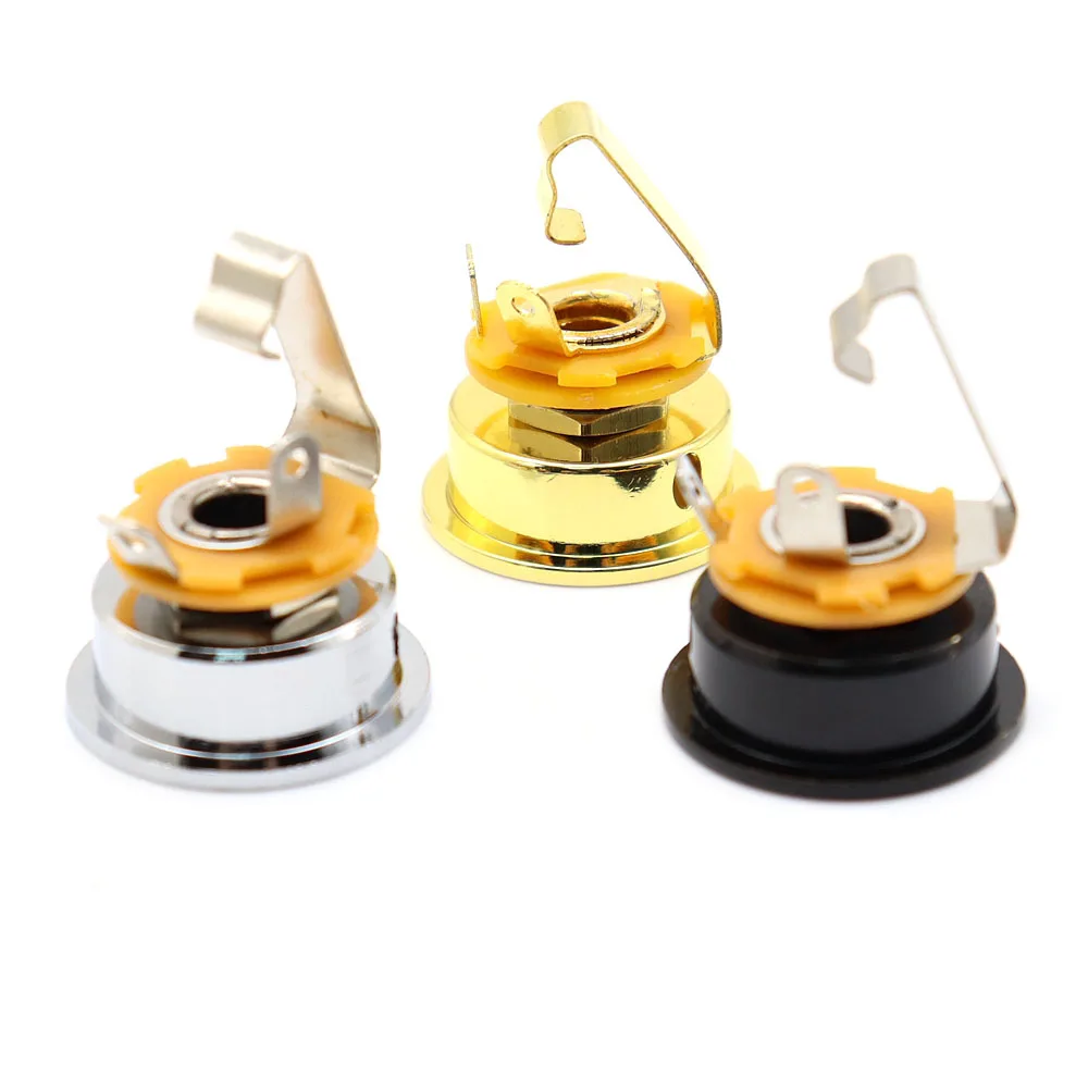 Jack Plate Electric Guitar Guitar Jack Socket Oval Plate Guitar