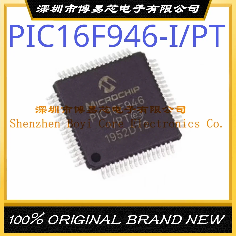 PIC16F946-I/PT Package TQFP-64 New Original Genuine Microcontroller IC Chip (MCU/MPU/SOC) pic16f946 i pt pic16f1946 i pt pic16f1947 i pt pic16f946 pic16f1946 pic16f1947 pic16f pic16 pic1 pic pi ic mcu chip tqfp 64