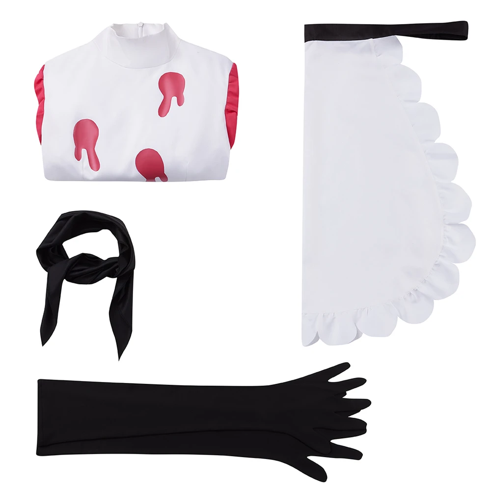 thumbnail image 1 of Disfraz de Anime Niffty para mujer, peluca, vestido de sirvienta, traje de uniforme para fiesta de carnaval y Halloween, 1 of 5