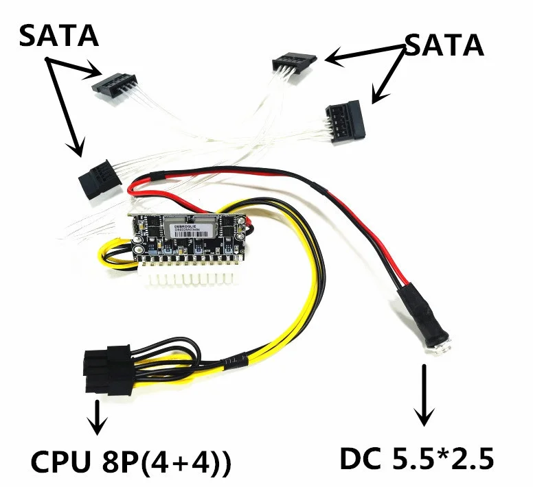 DB9325A-300W, DC 12V, 6Pin, entrada masculina e