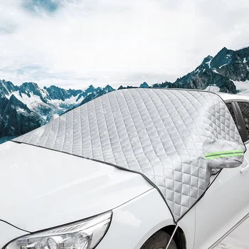 Auto Quattro Stagioni Usa Parabrezza Copertura da Neve Parasole per Auto Blocco Protezione Antigelo Protezione Solare Copertura Parabrezza Anteriore Anti-ghiaccio
