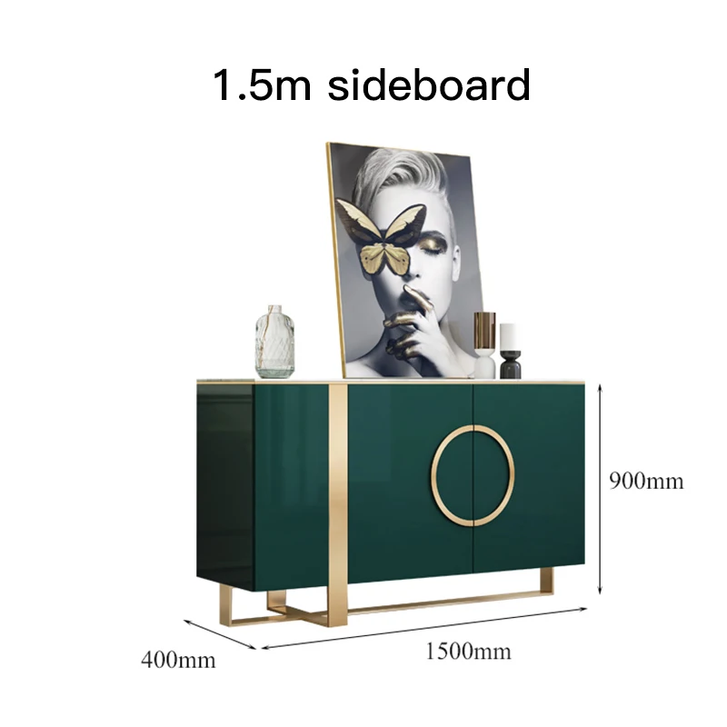 Modern Minimalist Sideboard Kitchen Cabinet Furniture Entrance Hall Display Cabinet Showcases Living Room Slate Entrance