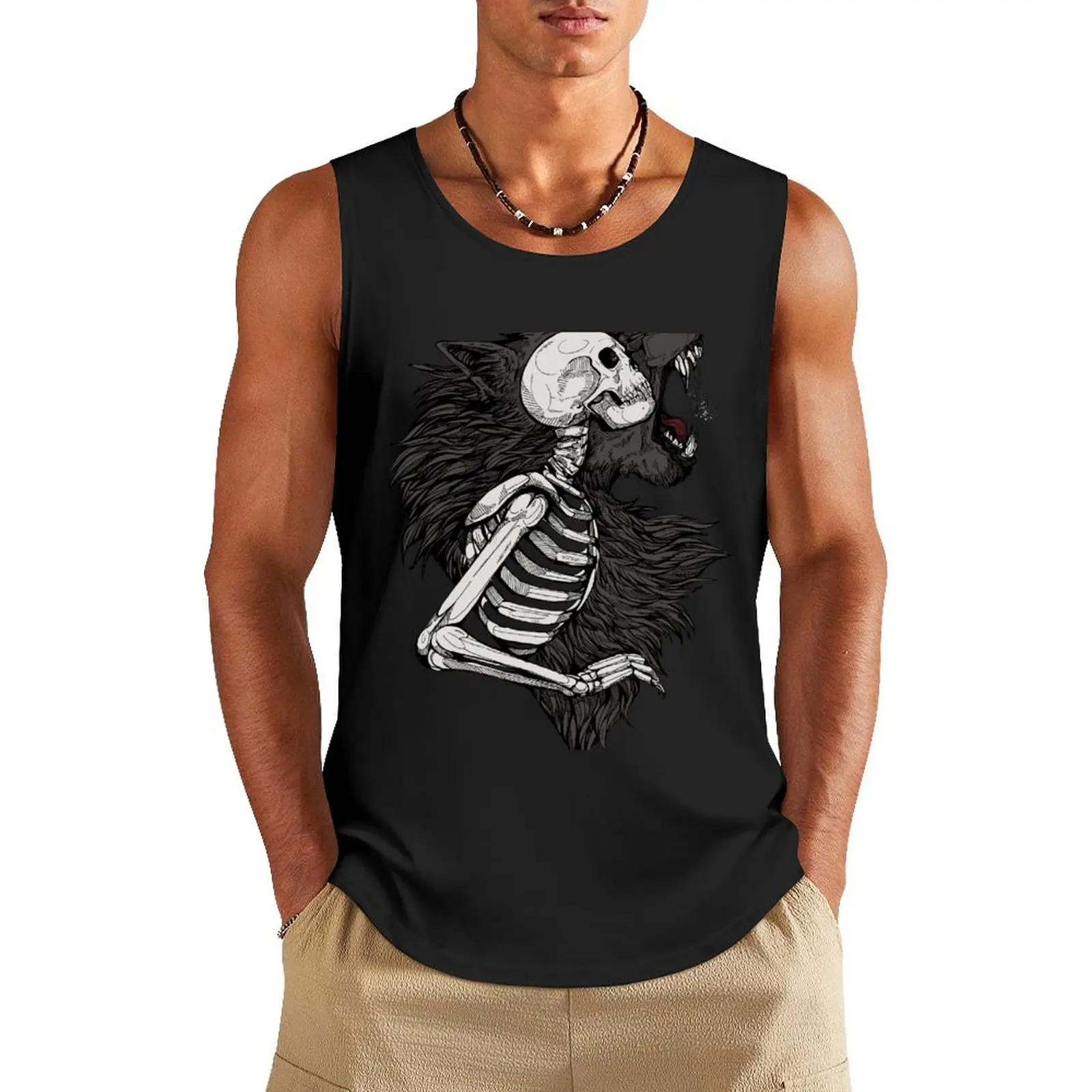 

Lilith's Brethren colour Tank Top T-shirt male Top summer gym men Men's clothes luxury style