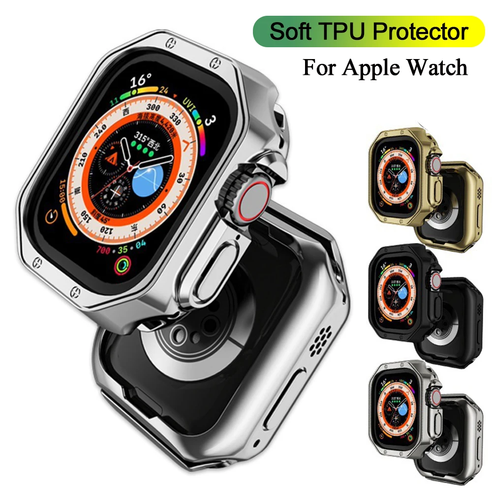  ġ Ʈ TPU ȣ  ̽, Ʈ 2 49mm, ̿ġ ø 9 8 7 SE 6 5 4 3 41mm 45mm 40 41 42mm