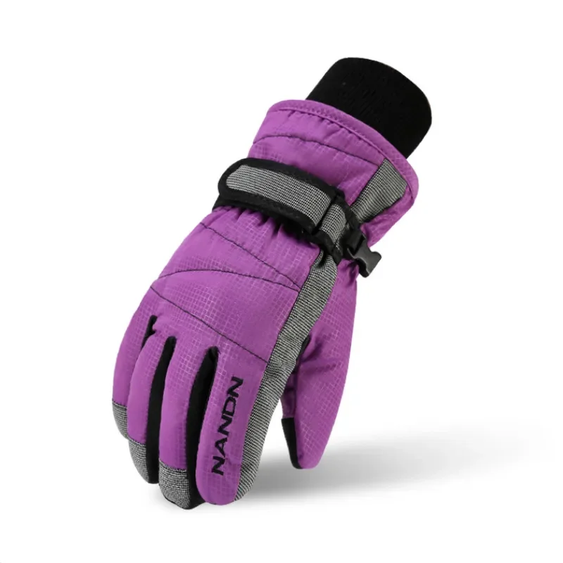 Winter Warm Mountain Snowboard Ski Gloves Men Women Cold Snow Skiing Mittens Waterproof Snowmobile Handschoemen Air+ 5002 6