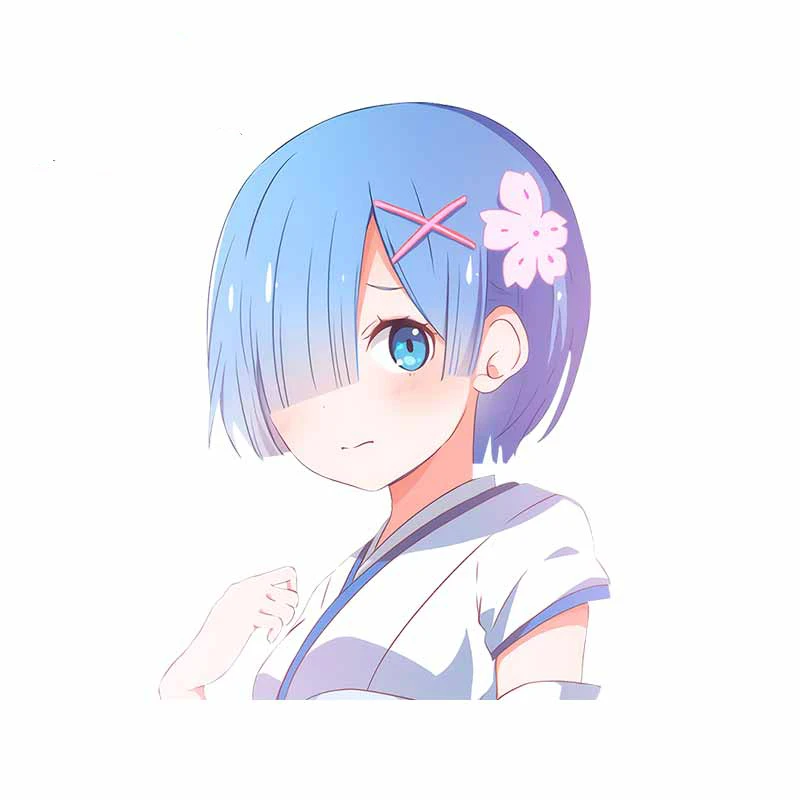 

16 см * 15 см для стиля PK Rem самоклеящаяся Автомобильная наклейка Nishikino Maki Akishino Himeka креативная Водонепроницаемая Автомобильная наклейка