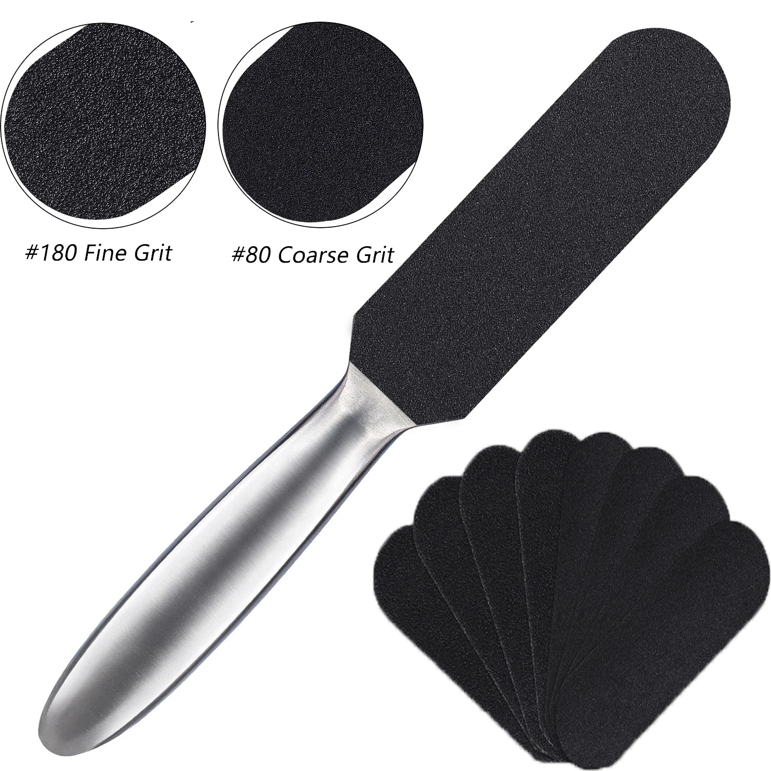 20pcsPackFootFilesReplaceSandingClothPedicureFeetFilesFootCareToolFileCalluses