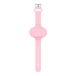Soft Silicone Strap Bracelet Protective Cover Case for Smart Tags and GPS Trackers (Pink)