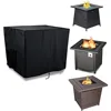 18 Size Fire Pit Cover, Firepit Cover Square Waterproof Fireplace Fire Pit Column Covers  Outdoor Furniture Cover 1