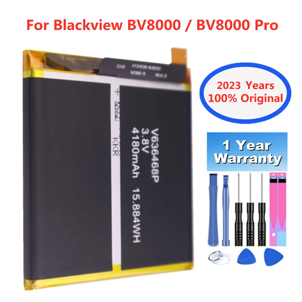 Новинка 2023, аккумулятор высокой емкости BV 4180 На 8000 мАч для Blackview BV8000 Pro BV8000Pro V636468P, мобильная умная фотография с инструментами