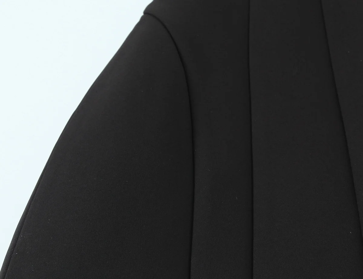 HH Frau Sexy Backless Mini Kleid Solide Liebsten Blume Dekoration Zipper Weiblichen Frühling Neue Mode Ärmellose Kleider Trendy – Detail 8