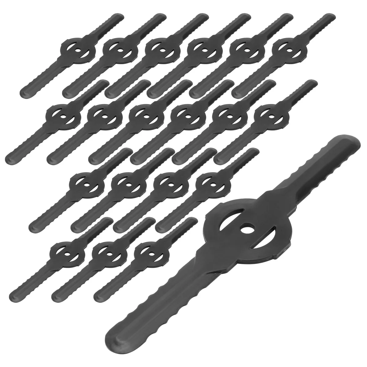 20Pcs Plastic Grass Trimmer Blades Lawn Mower Blade Cordless Trimmer Garden Tool Lawn Mower Accessories
