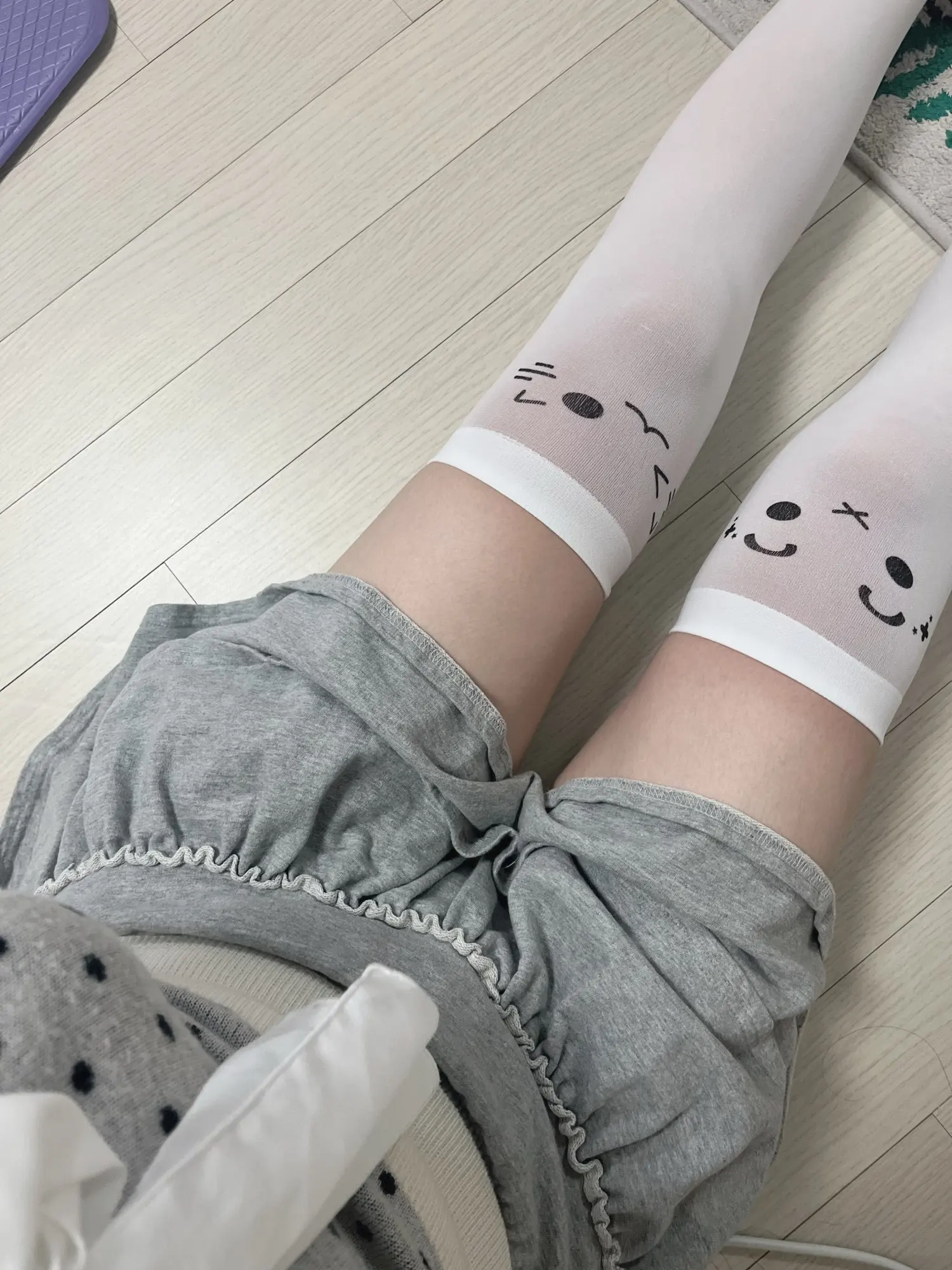 Kawaii Collection of Cute Stockings - Kaomoji Edition photo review