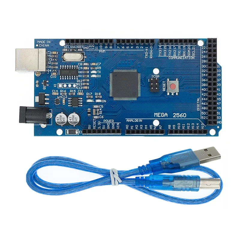MEGA2560 MEGA 2560 R3 (ATmega2560-16AU CH340G) AVR USB Board Development Board MEGA2560 PRO For Arduino Expansion Board DIY Kit image 12