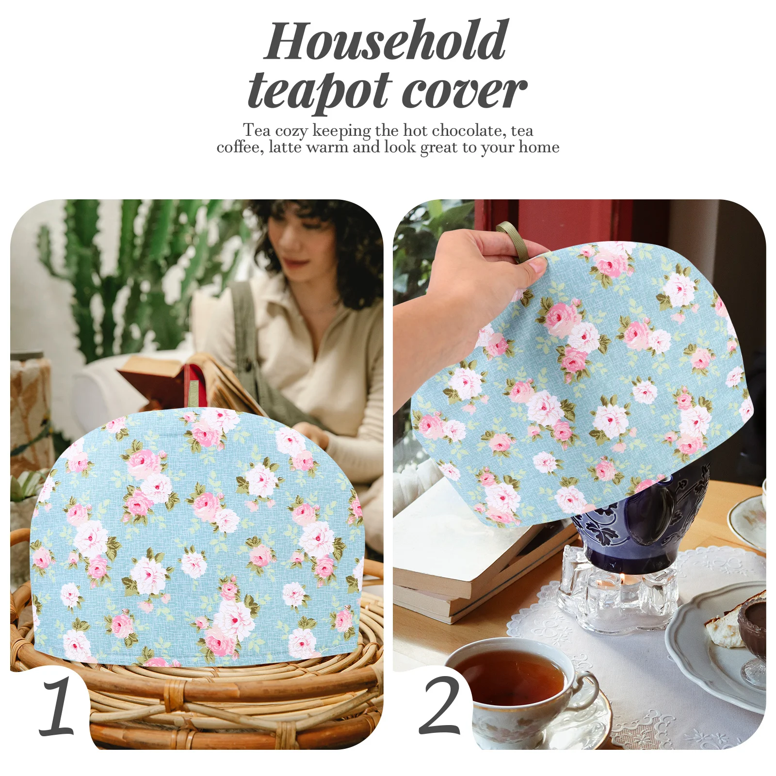 Tea Kettle Teapot Insulation Cover Camping Decor Protective Cozy for Insulated Cotton Coffee Mug Warmer
