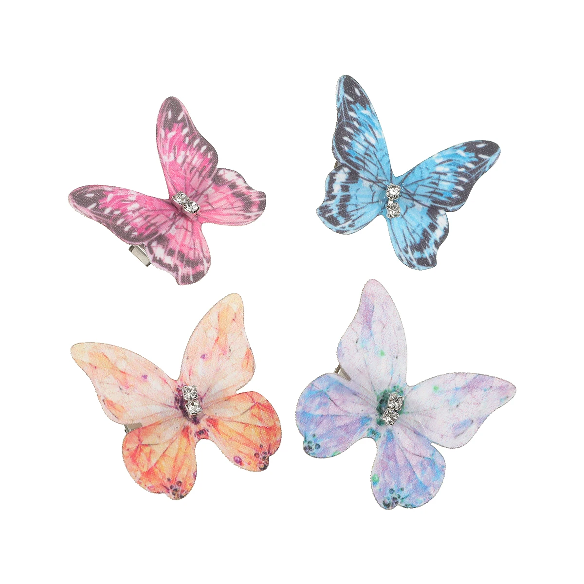 Butterfly Cute Hair Clip Girls Holiday Party Hairpin Korean Simple Hair Accessories Purple Fairy Hairpin Clip Hair Accessories