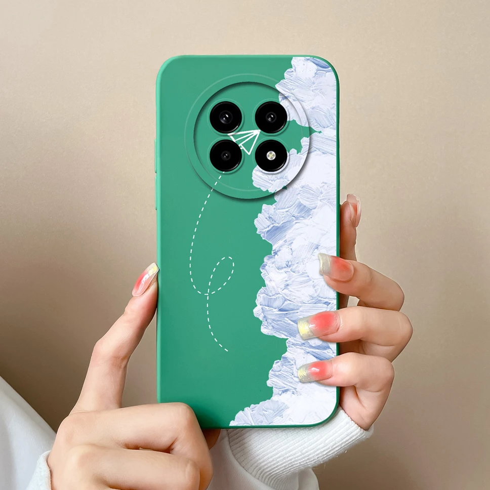 Fashion Aesthetic Style Soft Silicone Shockproof Protective Phone Case - Anti Slip Back Cover