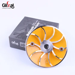 Glixal Racing Lightweight Variator Drive Face Fan for High - Performance Engines (Yellow)
