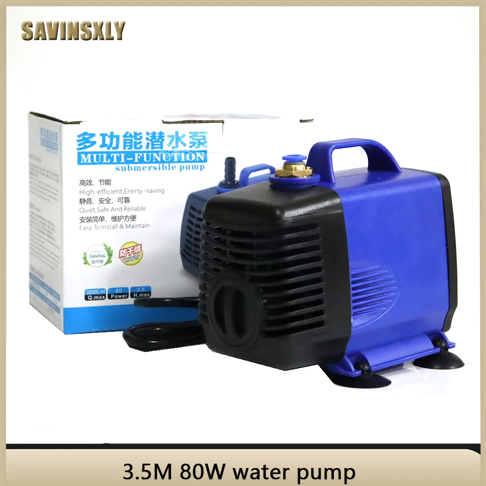 Bomba de Água Submersível 80w 3.5m 3500l h Ipx8 220v para a Máquina de Corte da Gravura do Laser do Co2.