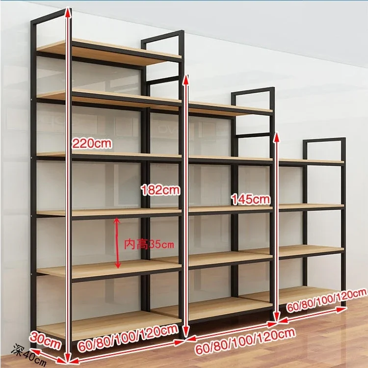 Storage racks Floor shelves Multi-layer household storage shelves Supermarket display cabinets