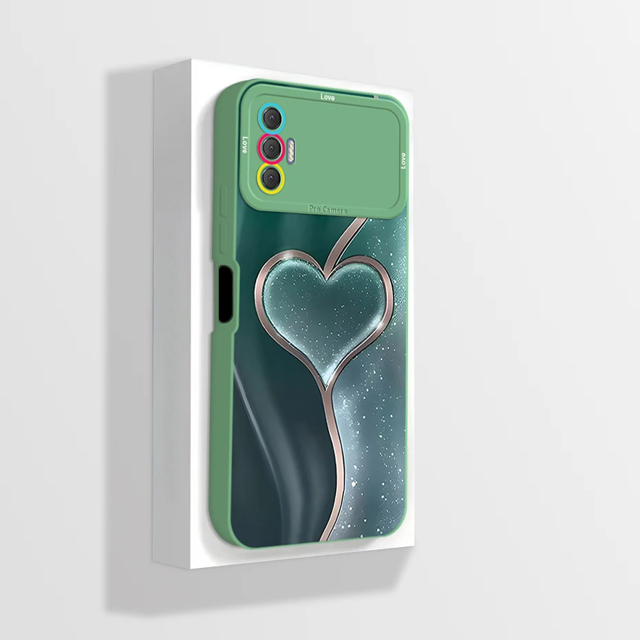 Artistic Liquid Silicone Soft Shockproof Phone Case Cover