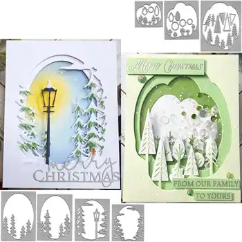 Multi-layered Christmas Frame Metal Cutting Dies 1