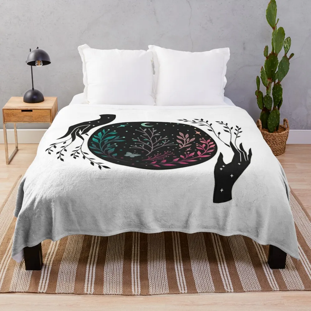 

Full Moon Garden Throw Blanket Luxury Throw Blanket Thin Blanket