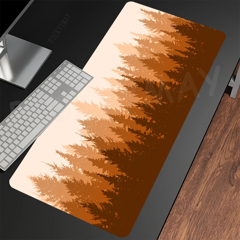 

Deep Forest 80x30cm XXL Lock Edge Mousepads Large Gaming Mousepad Keyboard Mats Mouse Mat Beast Desk Pad For Gift Mouse Pads