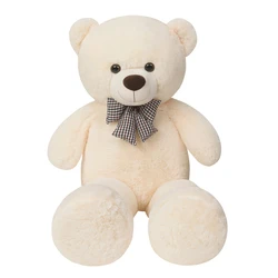 Giant 105cm Soft Teddy Bear Plush Toy - Super Big Hugging Pillow Animal Cushion Birthday Gift - 105cm (WHITE)