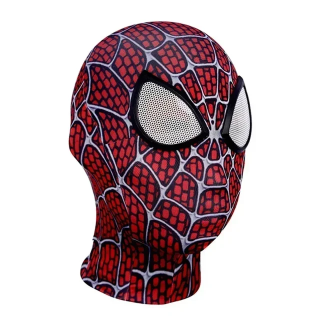 【スパイダーバース】新品 スーペリア・スパイダーマン 2Dマスク コスプレ スパイダーバース】新品 スーペリア・スパイダーマン 2Dマスク