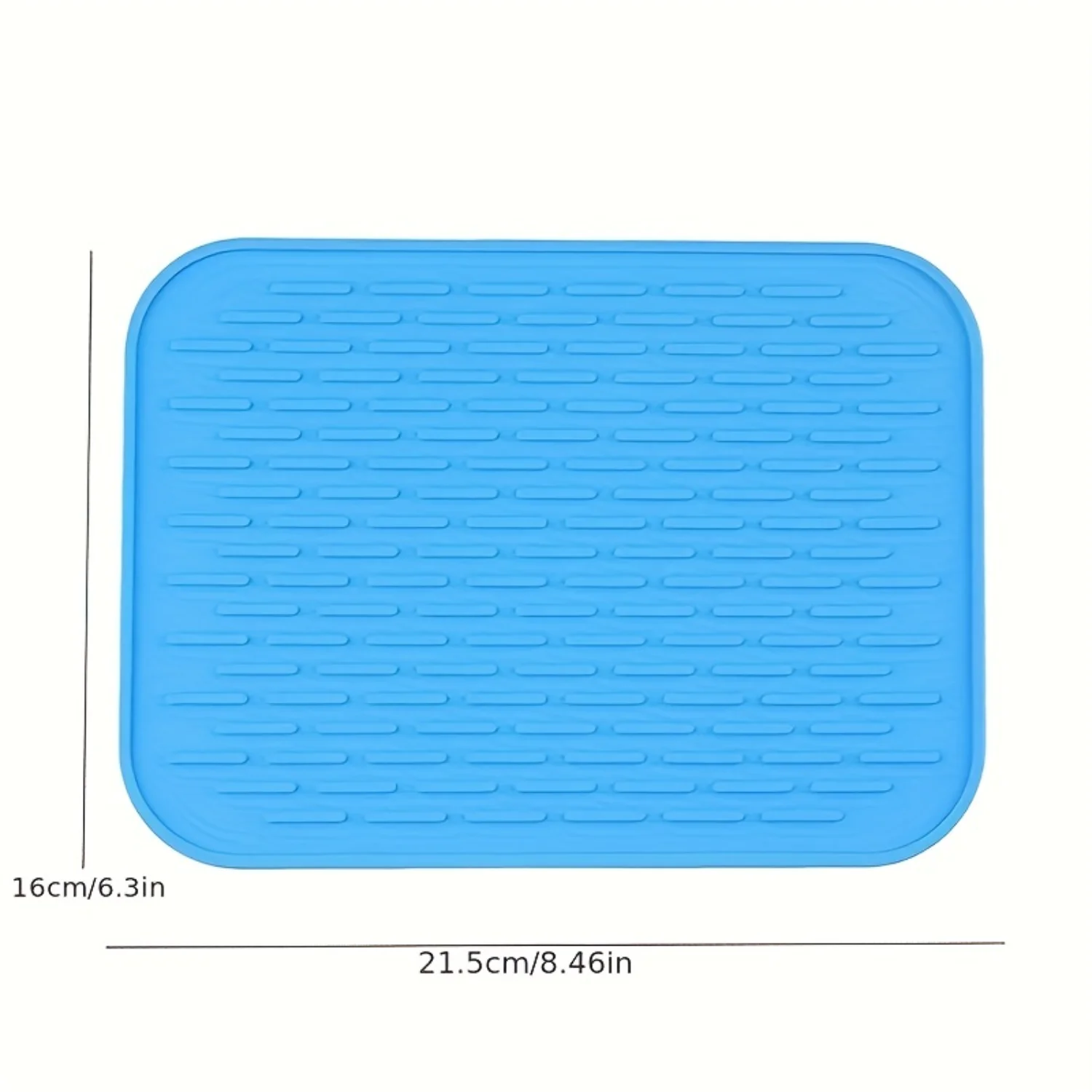 Silicone Insulated Mat, Silicone Anti-scald Anti-slip Plate Pad, Heat Insulation Pad, Pot Pad, Thickened Dishes, Table Pad, High 3