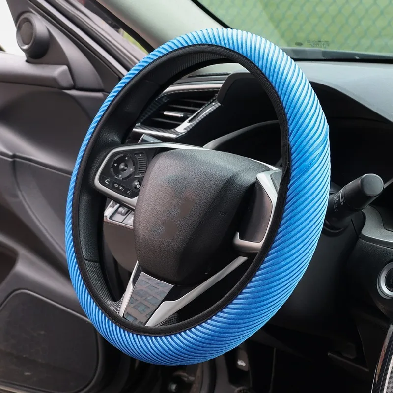 

Universal Car Steering Wheel Cover 38cm Simple Mesh Cloth Soft Comfortable Steering Wheel Covers Car Accessories