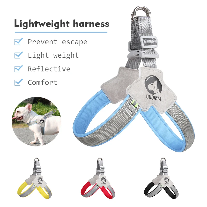 SmallDogHarnessLargeCatAdjustableHarnessesVestLightweight