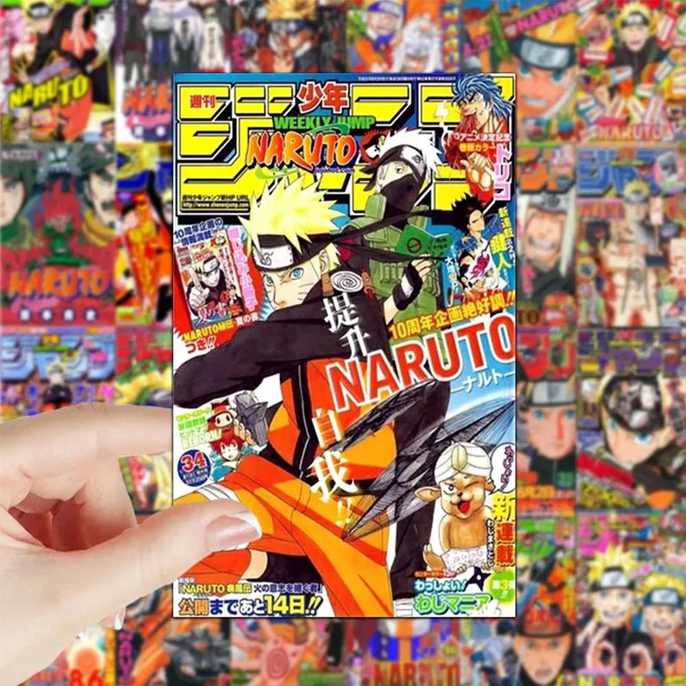 

10/30/60PCS Cartoon NARUTO Anime Stickers Cool Sasuke Naruto PVC Graffiti Sticker Decals for Kid DIY Suitcase Skateboard Fridge