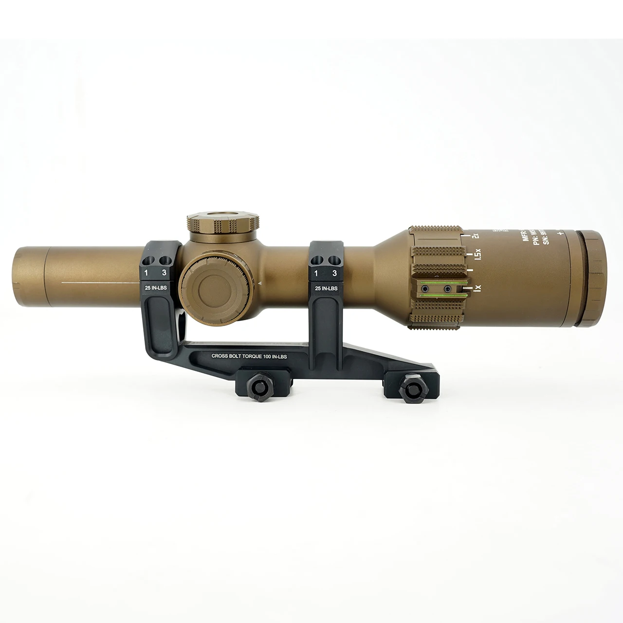 EvolutionGear TANGO6T SCOPE DVO 1-6X24mm FFP Illuminated LPVO With