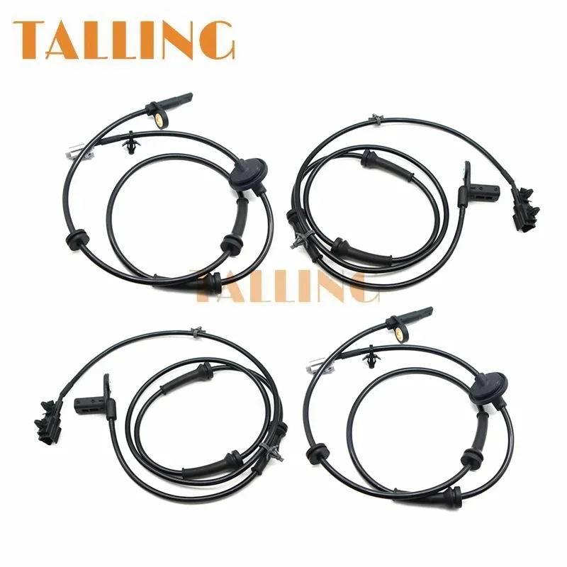 Front Rear Left/Right ABS Wheel Speed Sensor 47911-9Y000 47910-9Y000 47901-9Y00A 47900-9Y00A 4PCS for Nissan Teana J31 03-08