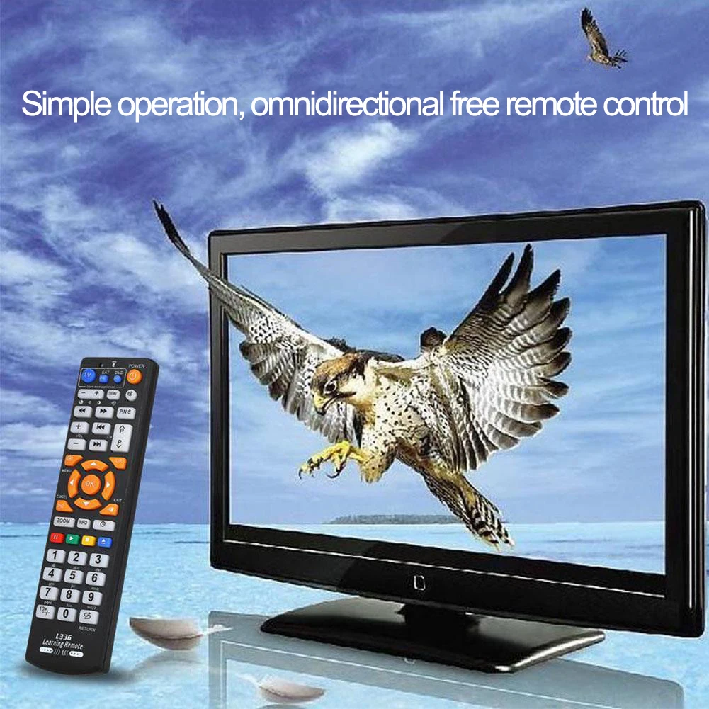 Universal Smart IR Remote Control with 42-Key Functionality for Home Entertainment Devices