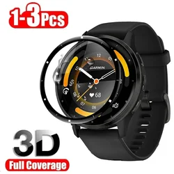 Premium 3D Curved Screen Protector Film - 3 Pieces - 3D Curved (For Garmin Venu 3s)