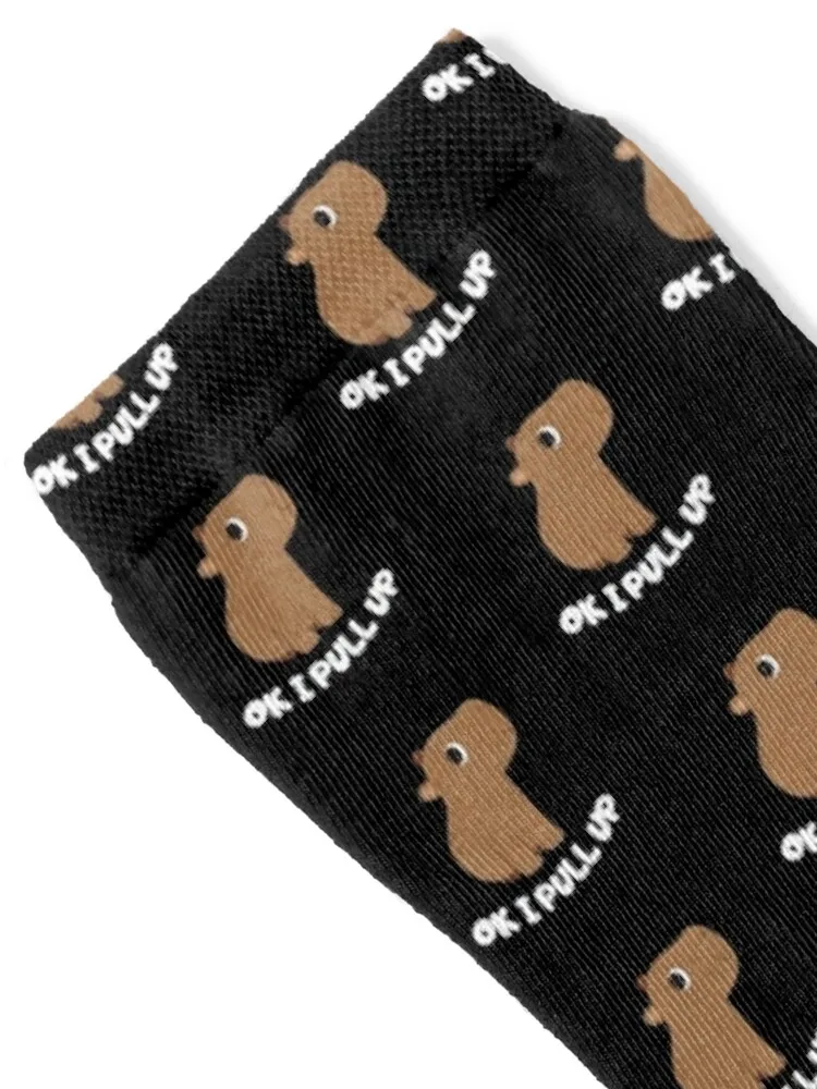 Baby Capybara - Ok I Pull Up Socks christmas gift Crossfit valentine gift ideas gym Men Socks Luxury Brand Women's