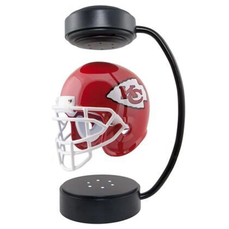

ALL 32Team Collectible Levitating Helmet with Electromagnetic Stand Creative Hover Helmets Magnetic Suspension Decor for Sport