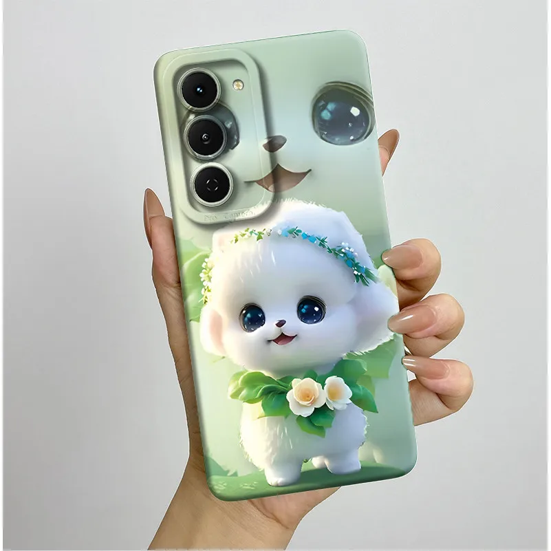 Aesthetic Flowers Slim Liquid Silicone Phone Case - Anti-Drop Protective Soft Cover