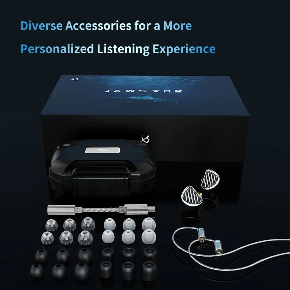 TRN JAWS 3DD+4BA+1PD Driver Technology HIFI in Ear Wired Earphones Monitor Running Earplug Headset 3.5mm with 0.78 2pin Plug 2