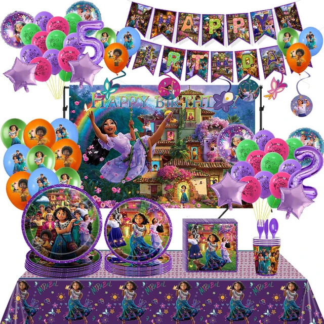 Encanto Birthday Party Decorations  Mirabels Birthday Encanto - Disney  Birthday - Aliexpress
